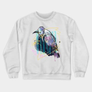 Raven abstract collage Crewneck Sweatshirt